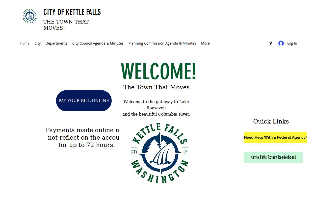 Kettle Falls criminal records city homepage in Stevens County