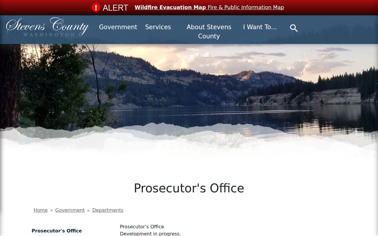 Stevens County criminal court records and Prosecuting Attorney programs
