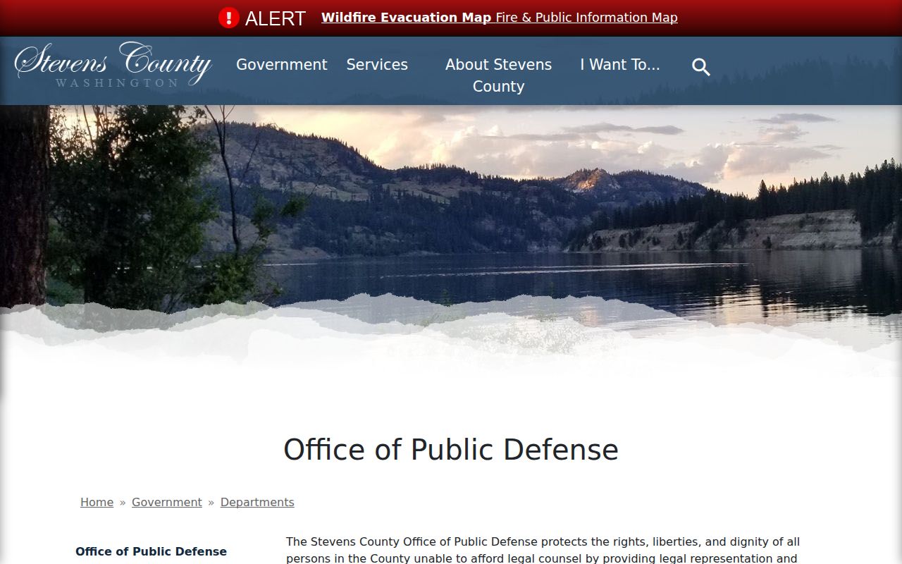 Stevens County criminal record relief resources from Public Defense